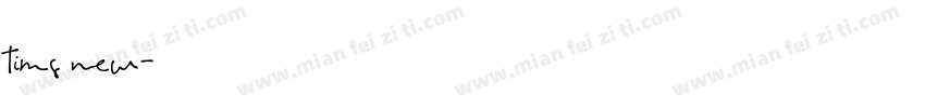 tims new字体转换